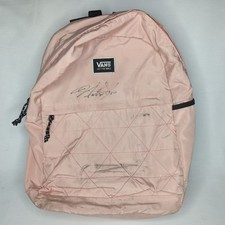 Womens Vans Of The Wall Backpack Rose Dawn Stitch Design Triangles - Signed