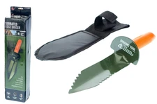 12" Serrated EDGE DIGGER For Metal Detecting Gardening Outdoor Shovel NIB sheath