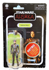 Star Wars Ahsoka Retro     Sabine Wren 3.75  Figure     2023 MOC Kenner