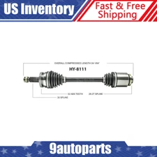 Fits 2007-2008 Hyundai Santa Fe Veracruz Front Right CV Axle CV Joint Assembly