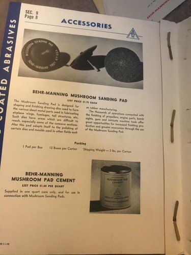VTG. 1948 Behr-Manning: Coated Abrasives Catalog Troy, NY. - Picture 7 of 12