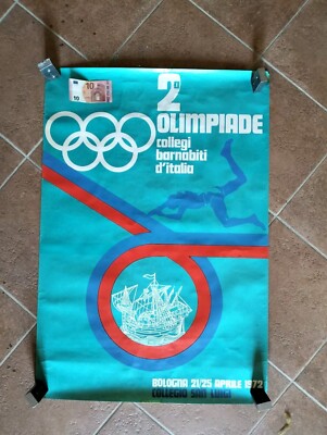 Werbeplakate 2. Olympiade College Saint Luigi Barnabites Bologna 1972