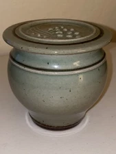 Parrot Ranch Pottery Vintage Glazed Butter Bell Keeper