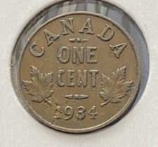 1934 Canada One Cent 1
