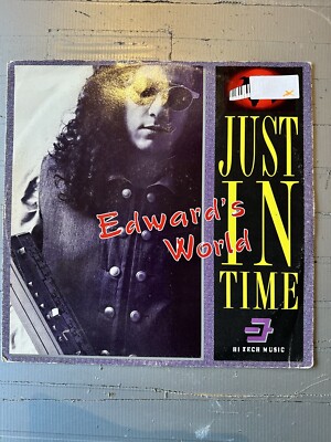 Edward's World -Just In Time 12'' Italy Piano House TESTED EX Audio Hi Tech Music