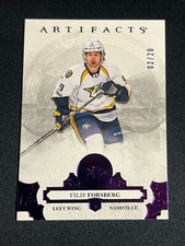 Filip Forsberg /20 made Artifacts Purple 2017-18 Parallel Hockey Card 11