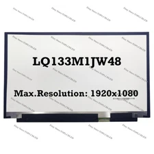 LQ133M1JW48 13.3" 1920x1080 LCD Screen Display Panel Matrix IPS Digitizer