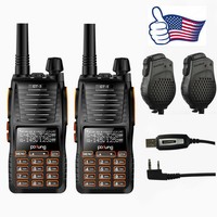 2 Baofeng Gt-5 V/uhf Dual Ptt Two Way Radio Walkie Talkie + 2 Speaker + Cable on sale 2 Baofeng Gt-5 V/uhf Dual Ptt Two Way Radio Walkie Talkie + 2 Speaker + Cable on sale