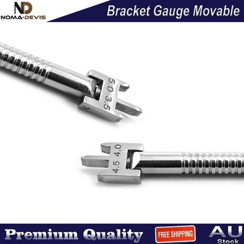 Orthodontic Bracket Height Gauge Measuring Positioning Moveable Dental Tools - Picture 2 of 4