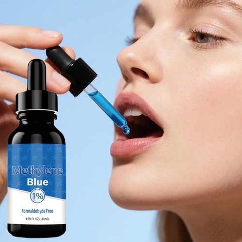100% czyste niebieskie krople metylenowe - klasa farmaceutyczna 50 ml - Zdjęcie 2 z 13