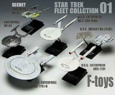 F-toys,STAR TREK FLEET COLLECTION,All 6 Figures Full Set Limited Figure