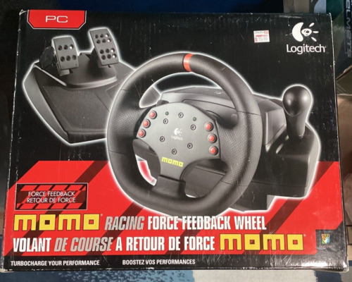 Volante PC MOMO Racing Force Feedback Wheel - Logitech com o Melhor Preço é  no Zoom