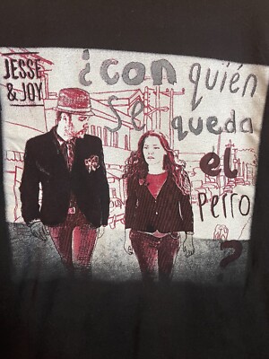 Jesse & Joy Summer US Tour 2013 Featuring Mario Soon  T-Shirt Adult Small Black
