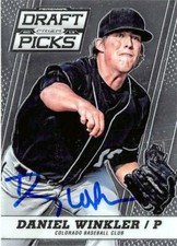 Daniel Winkler signed Baseball Card Rockies 2013 Panini Prizm Draft Rookie #19