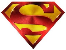 Superman 15 - 8 x 10 Tee Shirt Iron On Transfer alternate emblem