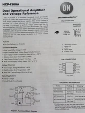 5pcs NCP4300ADR2, ON SEMI, IC AMPLIFIER 8SOIC