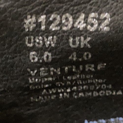 Ascent Venture Comfort Work Shoe Women Size AU 6 Leather Side Zip Black RRP $199 - Picture 12 of 15