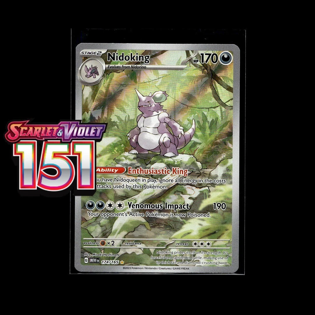 Nidoking 174/165 Sv: Scarlet & Violet 151 for sale | eBay