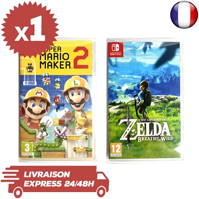 1 Boitier de Protection Crystal Box Jeux Nintendo Switch 0,3 mm Neuf - Photo 1/4