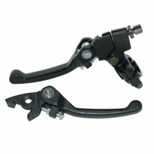 Folding Clutch + Brake Lever Handle Set for 110cc 125cc 150cc PIT DIRT BIKE ATV