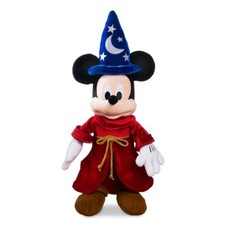New Disney Fantasia Sorcerer Mickey Mouse 22.5" Plush Toy   Medium