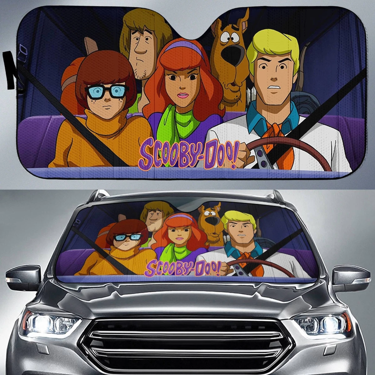 Scooby Doo Team Car Windshield Sun Shade