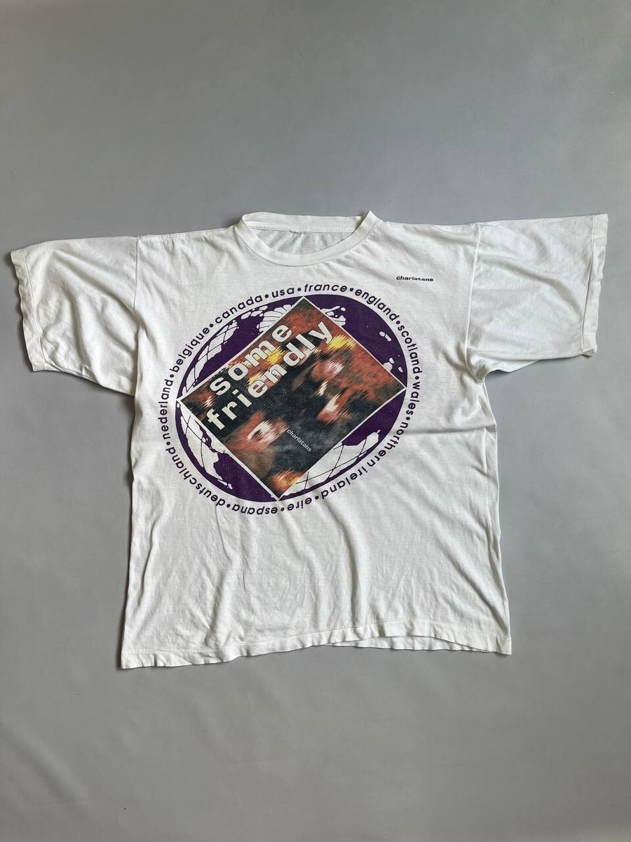 the charlatans some friendly Tシャツ 90s THE CHARLATANS 'SOME FRIENDLY' 90'S T-SHIRT – Temple of