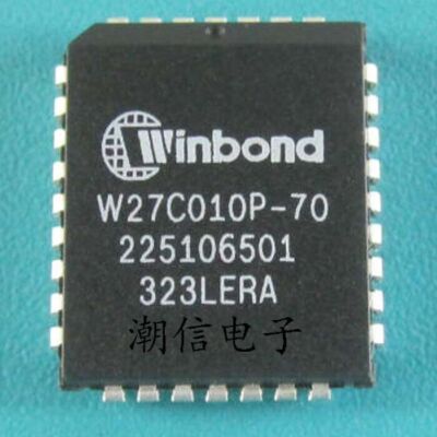 5PCS W27C010P-70 electro erasure EPROM   PLCC32 new #WD2*