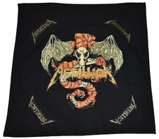 METALLICA Vintage Bandana Wherever I May Roam by Artist Pushead RARE 1990s