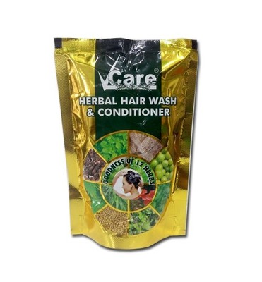 Vcare Herbal Hair Wash Conditioner Enhance Hair Growth Keep