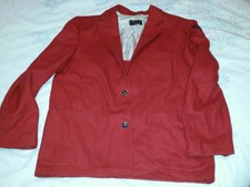 Ladies Paul & Shark Yachting Wool Jacket Blazer Sportswear Size Large, Red