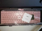 Aukey Pink Mechanical Keyboard - 104 keys, Customizable RGB, Tactile Blues