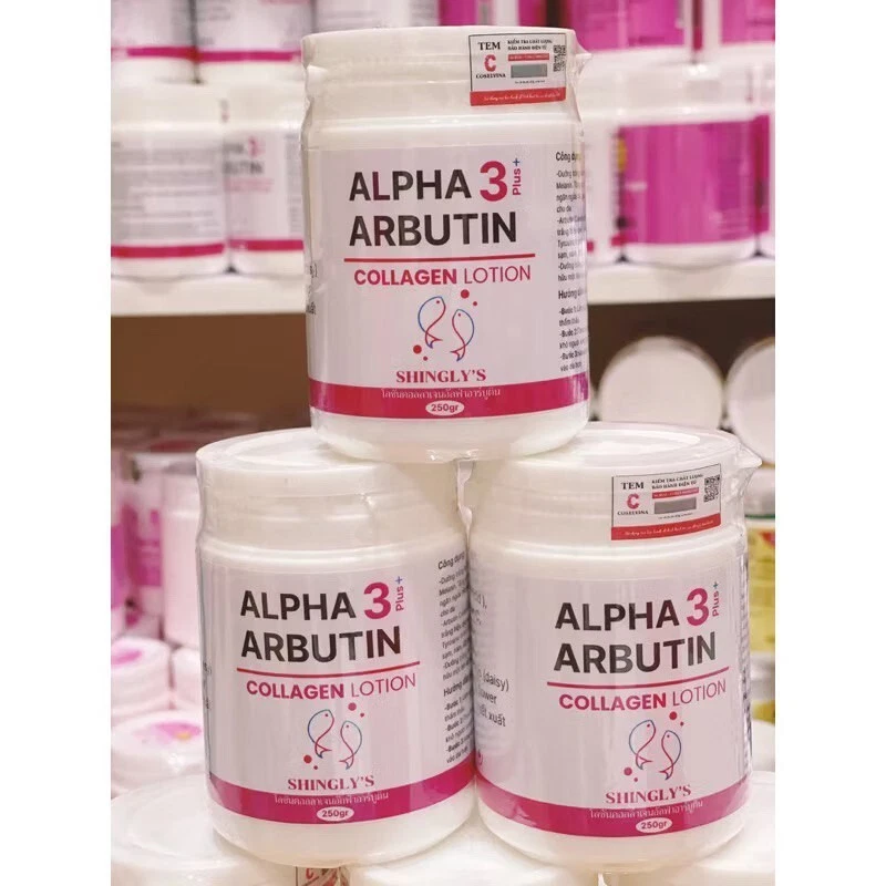 Alpha Arbutin Original 3+ Collagen Whitening Body Lotion 250gm Thailand - Image 2 of 4