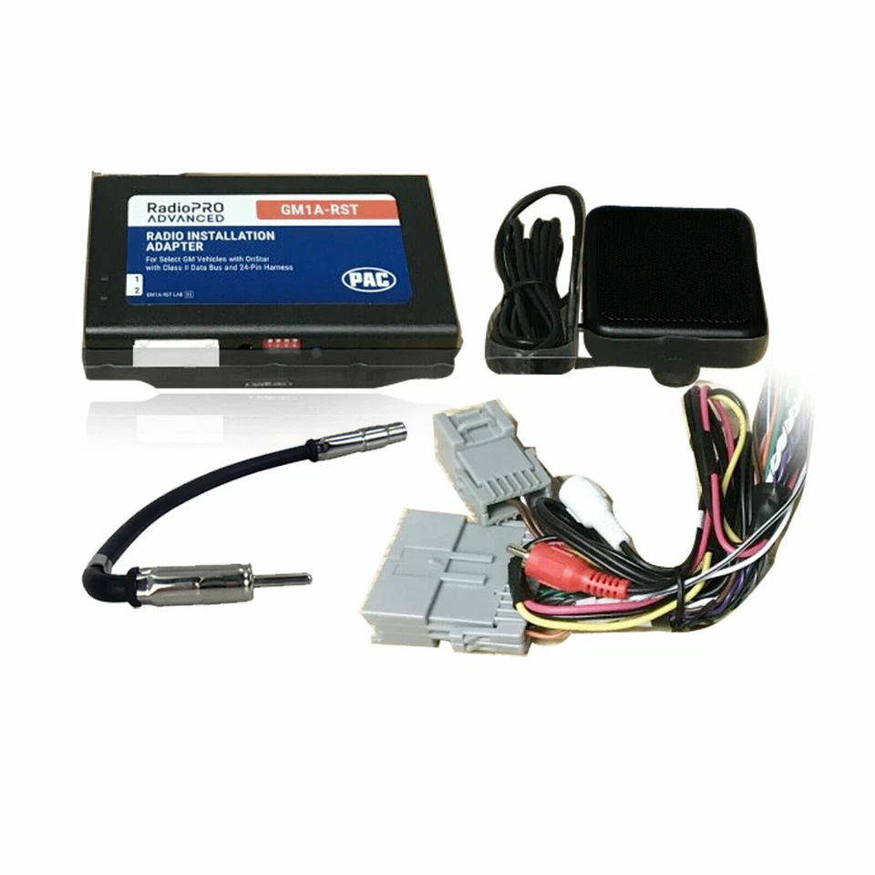 Adaptador de instalación PAC GM1A-RST RadioPRO interfaz volante GM Onstar Foto 4 de 4