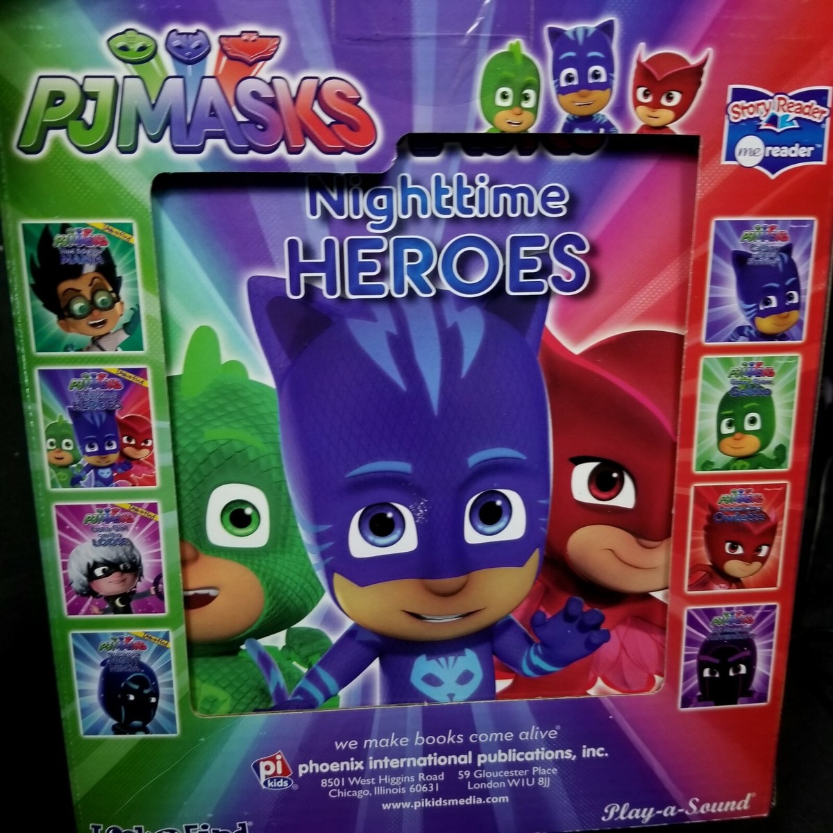PJ Masks: Me Reader 8-Book Library and Electronic Reader Sound PJ Masks: Me Reader 8-Book Library and Electronic Reader Sound