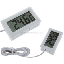 Mini Digital LCD Gauge Insert Temperature Thermometer Thermograph with Probe