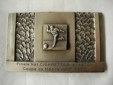 plaque trophée coupe du monde bowling 1970 Winston vintage bowling medal price 