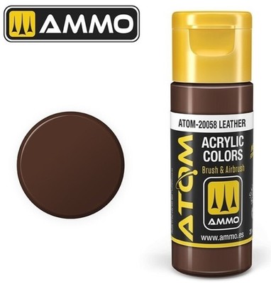 Atom Leather Acrylic Paint 20ml Bottle