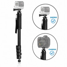 62" Extendable Selfie Stick Monopod Table-top Mini Tripod For GoPro 11 10
