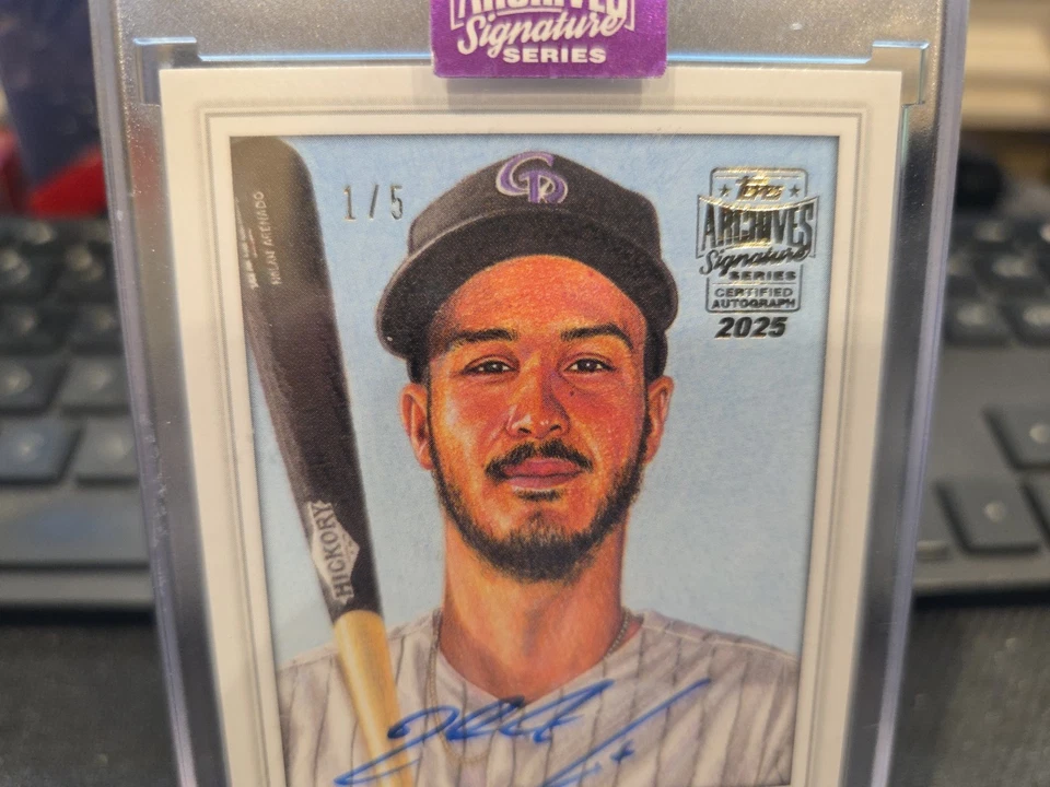 Nolan Arenado Topps Archives Signature Series 1/5 On Card Autograph 🔥🔥🔥 - Image 2 of 4