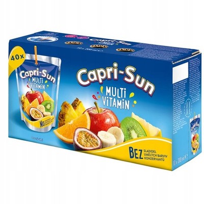 4000177030066 Capri-Sun Napój owocowy Multivitamin 200 ml x 40 sztuk ZESTAWY