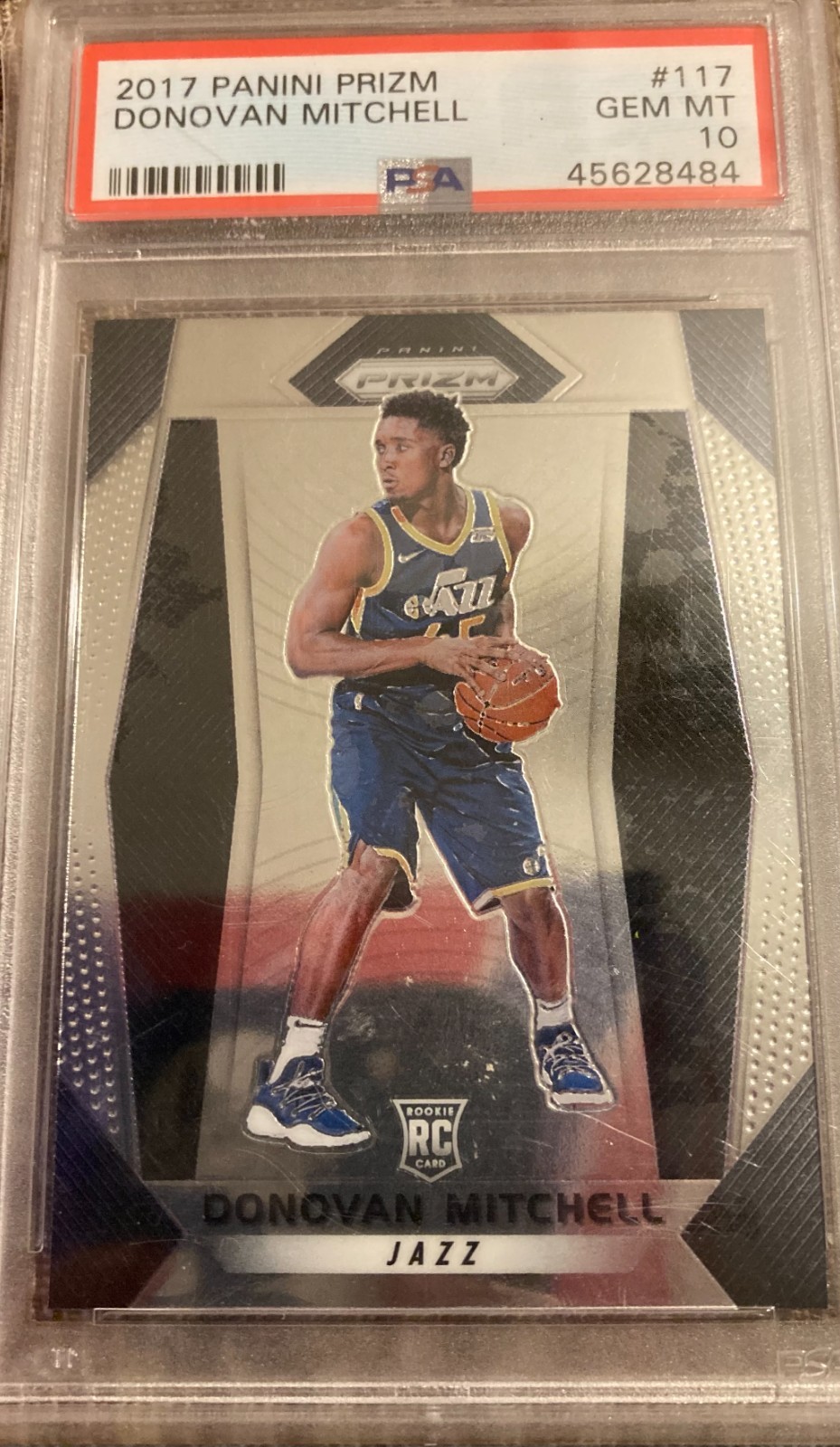 2017-18 Panini Prizm - Donovan Mitchell #117 Silver Prizm (RC)