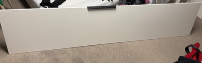 Ikea FORSAND Tür, weiß, 50x229 cm + KOMPLEMENT Scharnier, sanft schließend