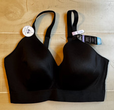 Bali black wirefree cool comfort support bra size 40D women's NWT DF3458