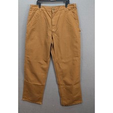Carhartt Men's Loose Fit Washed Duck Utility Work Pants Brown 40x34 BN0011-M NWT