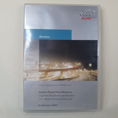 Digitale Straßenkarte Benelux Audi Navigation (BNS 5.0) Vers. 2007 inkl. Europa