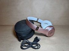 Beats SOLO 3 Dr. Dre Wireless Headphones w/ Case and USB cable Tested