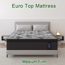 9" Twin Full Queen King Size Gel Memory Foam Spring Mattress, Mattress In A Box