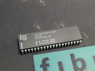PCB80C31BH-3 16P | 80C31BH | PHILIPS 8-Bit Microcontroller NEW & DIP40 |  2 pcs
