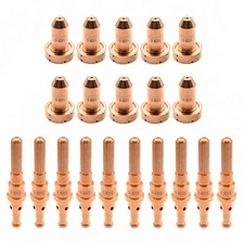 10Pcs 9-8211 Plasma Nozzle 10Pcs 9-8215 Plasma Electrode Fit Thermal Dynamics...